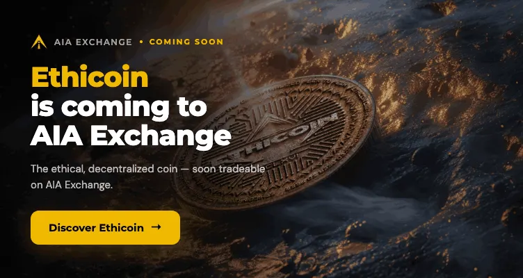 Ethicoin is coming to AIA Exchange.
